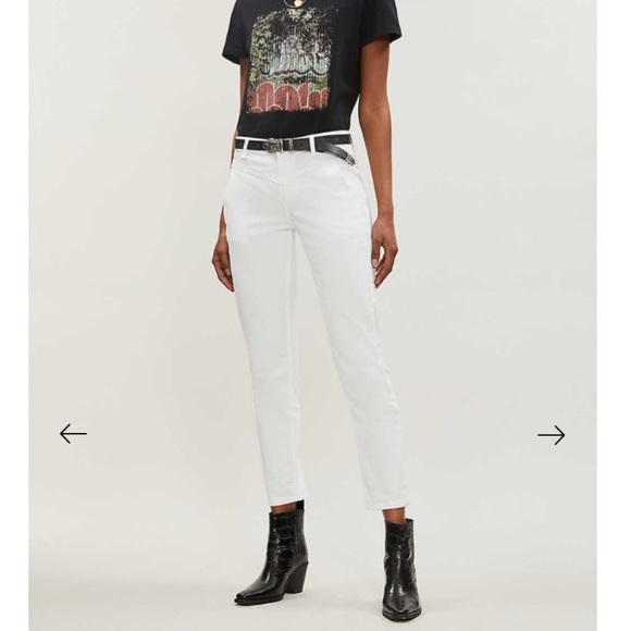 Maje Denim - MAJE Poesie High-rise Slim-leg Jeans